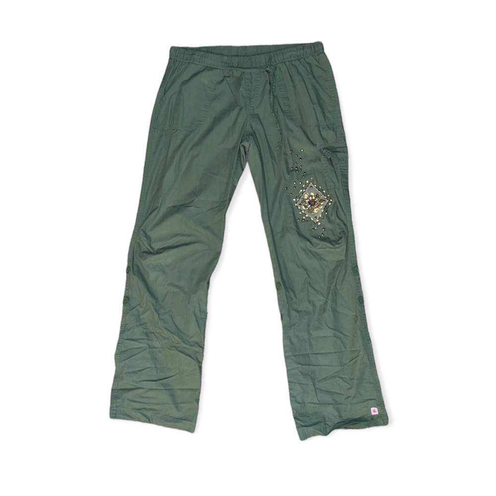 Y2K Big Flirt Green Pants - Picture 6 of 7